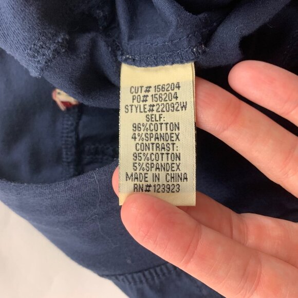 XCVI Wearables Navy Blue Knit Waist Slim Leg Pant S - Picture 4 of 6